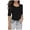 Black, variant on Fgnfyis Womens Short Sleeve Tops Women's Half Sleeved T Shirt Solid Color Basic Shaping Fit Top T Shirts for Women Pink M