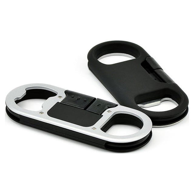 WEUVEB Cable USB Para Carga Y Datos Con De Y Llavero Color Negro