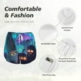 thumbnail image 6 of Lsque Cute Fuzzy Fantasy Creatures Printed Women's Running Shorts with Liner Pockets,Elastic Quick Dry Workout Athletic Gym Yoga Shorts,Womens High Waist Shorts-XX-Large, 6 of 9
