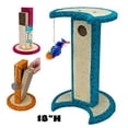 thumbnail image 1 of Blue Jungle Cat Scratcher Cat Sisal Scratching Post - 18 in. Crescent Moon Tower, 1 of 1