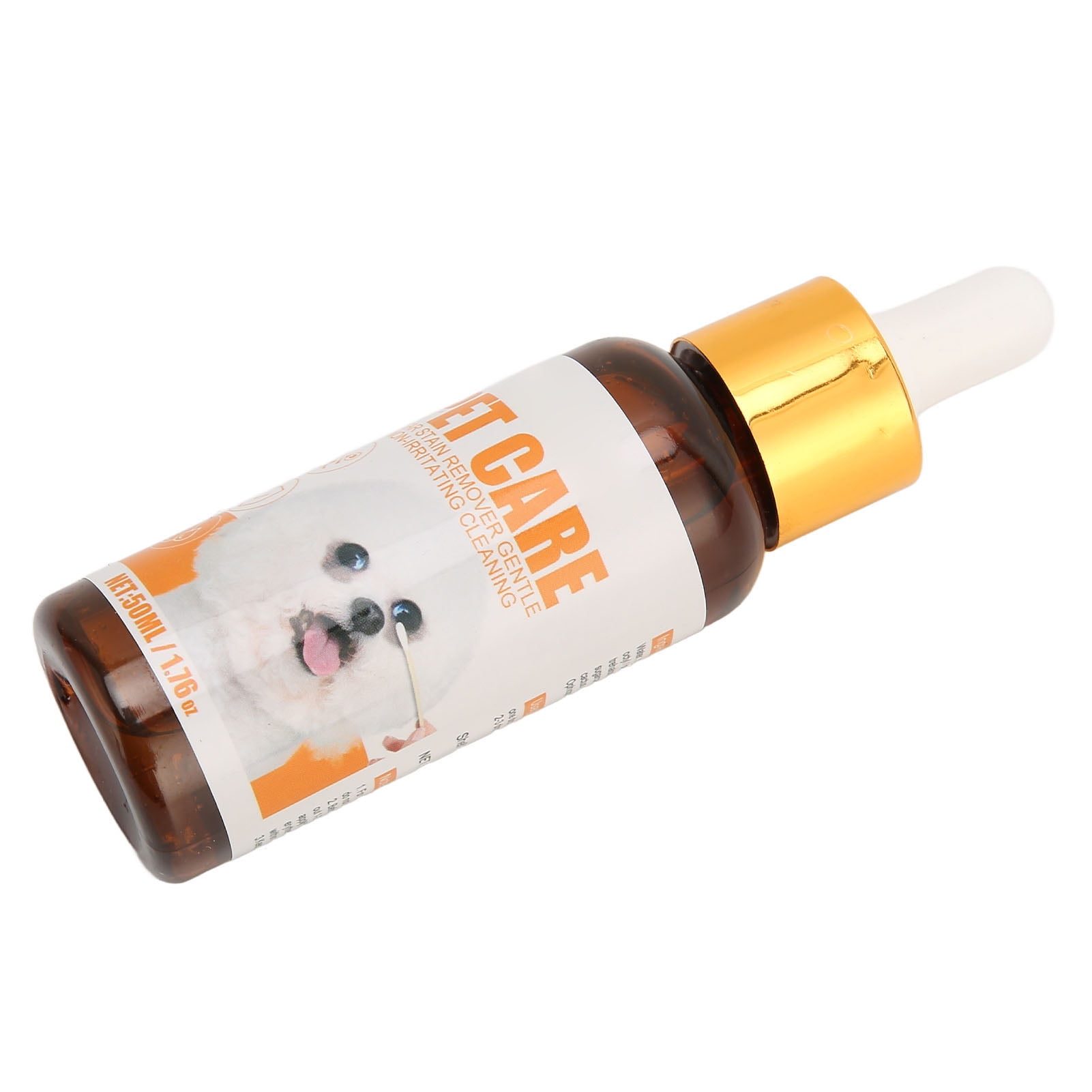 Pet Tear Stain Remover, Dog Tear Stain Remover Solution Deep Cleaning 50ml Brighten Universal