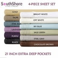 thumbnail image 5 of Vintage 4-piece Crochet Lace Hem 21-inch Extra Deep Pocket Sheet Set and Pillowcases by Southshore Fine Linens, 5 of 9