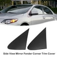 thumbnail image 2 of 2Pcs Side View Mirror Fender Corner Trim Cover for Toyota for Corolla 2008-2013, 2 of 12
