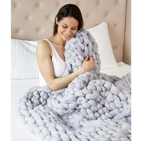 BlanQuil Lite Wool Blanket in Smokey Grey