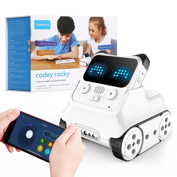Makeblock Codey Rocky Interactive Emo Robot, Coding for Kids 8-12, STEM ...