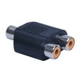 thumbnail image 3 of 2 pcs AV splitter Y Adaptor 1 Femelle 2 Femelles, Noir, 3 of 4