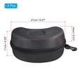 thumbnail image 2 of Uxcell Hard Ski Goggle Case, 2 Pack EVA Sports Glasses Case, 8.27" x 5.51" x 4.33", 2 of 6