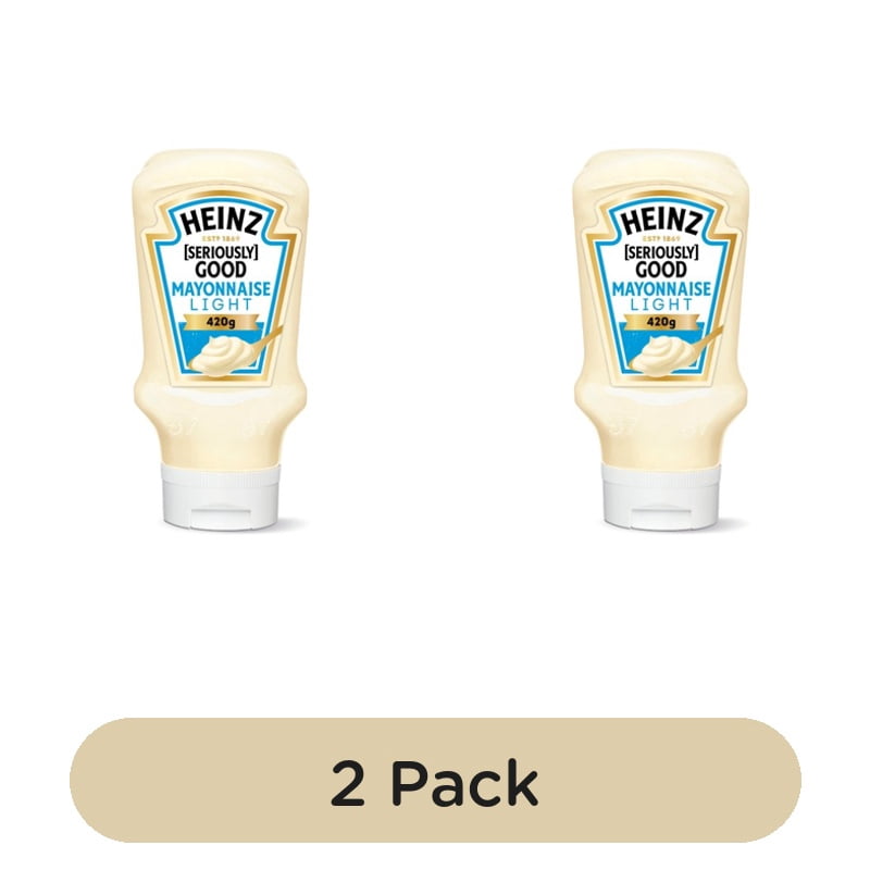 Heinz Seriously Good Light Mayonnaise 400ml 400g, British Import (Pack of 2)