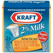 Kraft 2% Singles, 16 Oz., 24 Count
