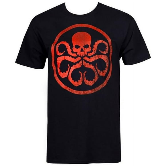 Hydra tshydrasymblkL Hydra Symbol on Black T-Shirt - Large