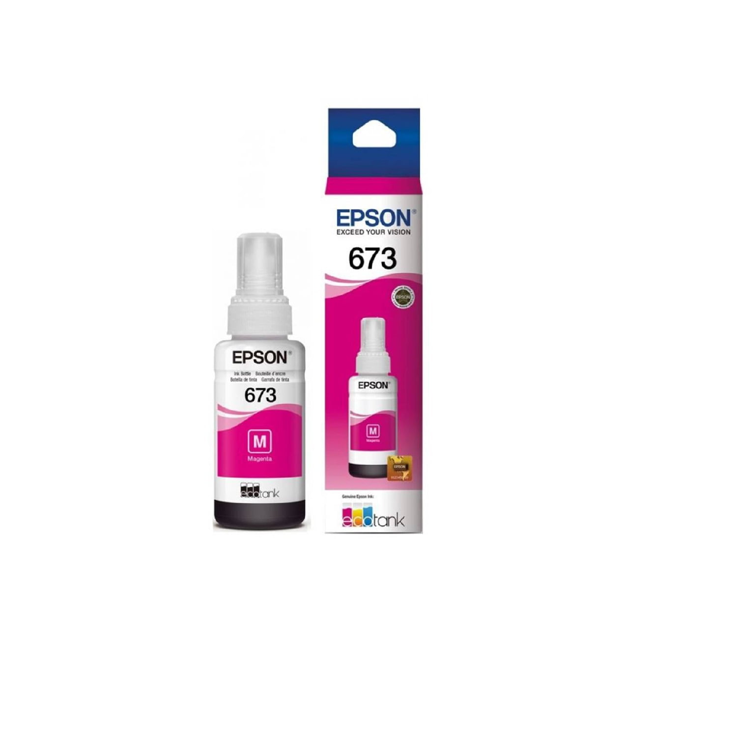 Tinta Botella Epson T673 Ecotank 70Ml Magenta