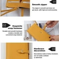 thumbnail image 3 of PU Leather Wallets for Women with Wristlet Trifold Ladies Billfold with Zipper, 3 of 5