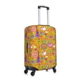 thumbnail image 3 of Kdxio Peace Love and Dove Flower Power Pattern Luggage Cover for Travel,Elastic and Durable,Fits 18-32 Inch,Anti-Scratch Suitcase Protector, 3 of 9