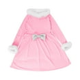 thumbnail image 4 of JUSLIO Dresses for Girls Bow Dresses Casual Long Sleeve Dress Size 6, 4 of 5