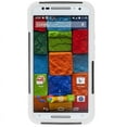 thumbnail image 4 of For Motorola Moto X 2nd Gen (AT&amp;T/US Cellular/Verizon) - HYBRID PC/SC Combo Cover w/ Kickstand - White HYB, 4 of 7