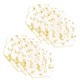 thumbnail image 1 of Juego de 6 posavasos acrílicos con lámina de oro para bebidas, posavasos de estilo nórdico para té, taza de café, almohadilla aislante para cuencos, 9,5 x 10,8 cm, 1 of 8