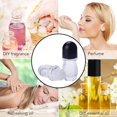 thumbnail image 2 of ACDANC 2Pcs Glass Empty Roller Bottles with Plastic Roller Ball,Deodorant Roll on Bottles Containers Leak Proof Massage Roller Ball Bottles with Cap for Essential Oils Perfume(30Ml+50Ml), 2 of 6