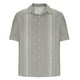 thumbnail image 5 of Blusa y camisa de manga corta con cuello vuelto Camisa casual para hombre Camisa de bolos vintage de manga corta Camisas de verano de playa cubana Camisa con botones Blusa para hombre Poliéster, 5 of 5