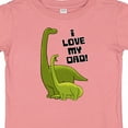 thumbnail image 4 of Inktastic I Love My Dad with Baby and Daddy Brontosauruses Boys or Girls Baby T-Shirt, 4 of 5