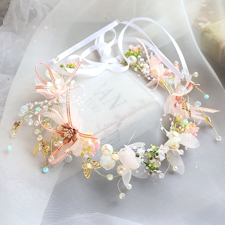 Bright Colored Silk Floral Crown How to Make a Flower Crown DIY Tutorial (Silk Floral) main image 4
