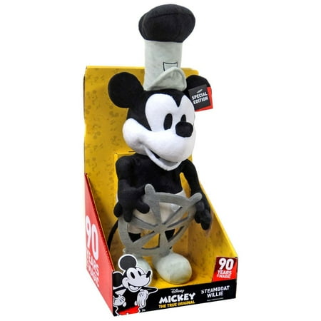 Disney 90 Years of Magic Steamboat Willie Plush with Sound [Dancing ...