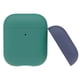 thumbnail image 1 of Funda para Air Pods Dual Cap Silicon Juego De Tapas Power Support Dual Cap/Verde, 1 of 2