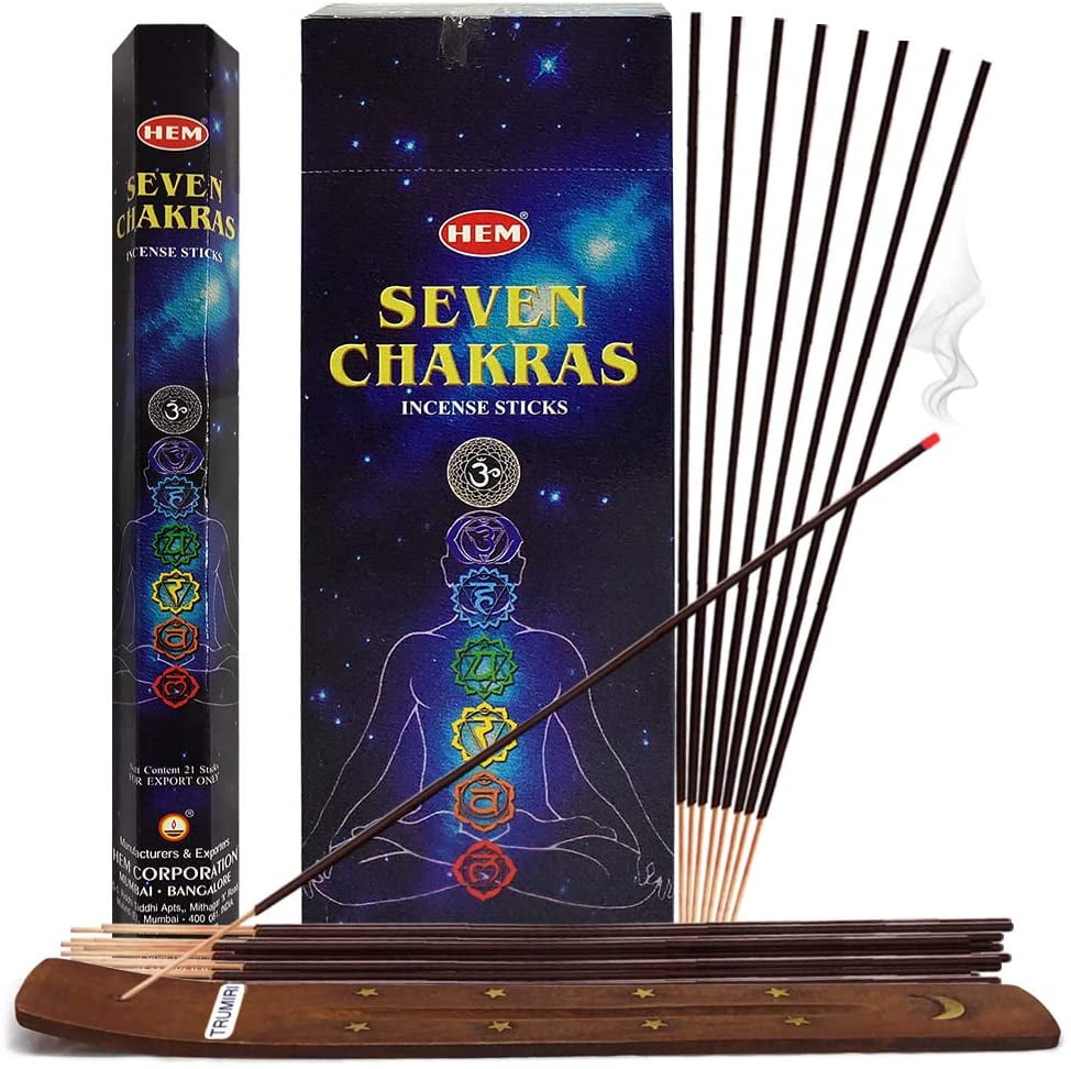 Gr Incense Sticks Seven Chakras 100 Incense Sticks 5 X 20 Stick Packs 