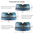 thumbnail image 5 of Qxltty Terraria Style Tree Car Windshield Sunshades Foldable UV Rays Sun Visor Protector Keep Your Vehicle Cool 53×23.5in, 5 of 8