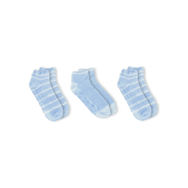 Dr. Scholl's Women's Soothing Spa Low Cut Gripper Socks, 3 Pack ...