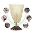 thumbnail image 4 of 40"Hx32"W Plant Covers Freeze Protection,Breathable Plant Blanket for Outdoor Indoor Plants,Thickened Frost Cloth Plant Cover for Winter with Drawstring,Adjustable Easy Observe,Reusable, 4 of 7