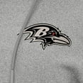 thumbnail image 2 of Women's Antigua  Heather Gray Baltimore Ravens Justice Pullover Hoodie, 2 of 2