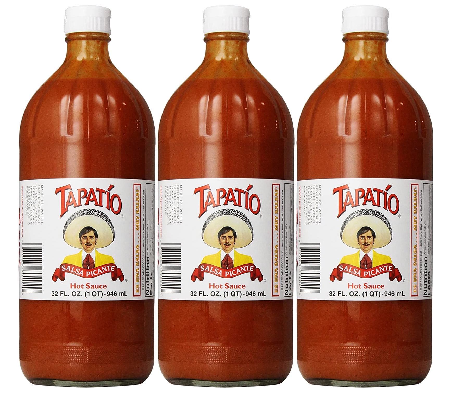 3-Pack) Tapatio Salsa Picante Hot Sauce, 32 fl oz - Walmart.com