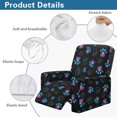 thumbnail image 5 of Yuyamidu Dog Paw Reclining Chair Covers 4 Pieces Comfortable Recliner Sofa Slipcovers with Pocket Easy to Install Furniture Protector for Living Room Gift for Holiday, 5 of 8