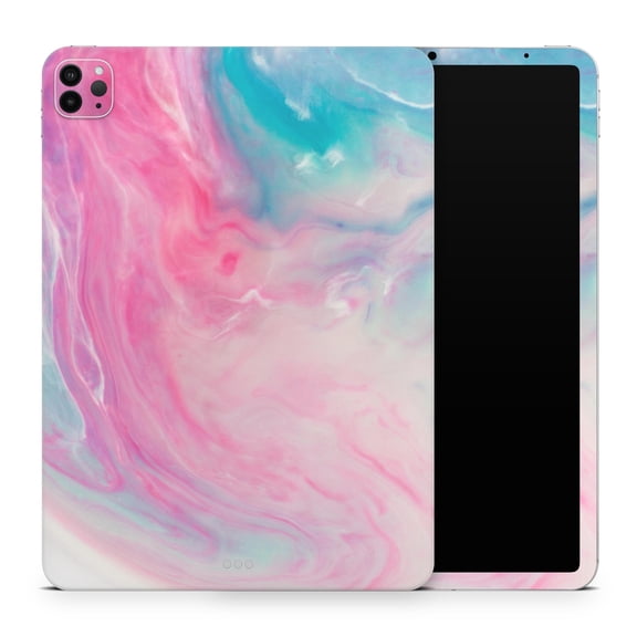 DesignSkinz Marbleized Pink and Blue Paradise V712 Full-Body Skin Decal Wrap Cover for iPad (A1219/A1337)