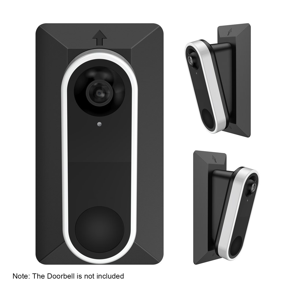 Wall Plate Come with Vertical 15 Degree Wedge For Arlo Video Doorbell