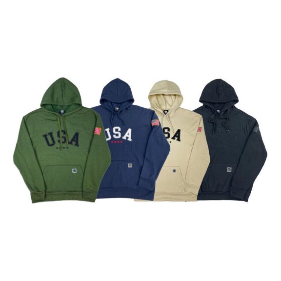 Buffalo Outdoors® Workwear USA Patch Hooded Sweatshirt