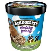 Ben & Jerry's Chubby Hubby Vanilla Ice Cream Kosher Milk Cage-Free Eggs, 1 Pint