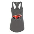 thumbnail image 2 of Wild Bobby, Ford '76 Gran Torino Vintage Car Cars and Trucks Ladies Racerback Tank Top, Dark Grey, Medium, 2 of 3