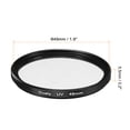 thumbnail image 2 of Filtros de lentes protectores Uxcell de 49 mm, marco delgado, filtros de lentes UV multicapa, paquete de 2, 2 of 5