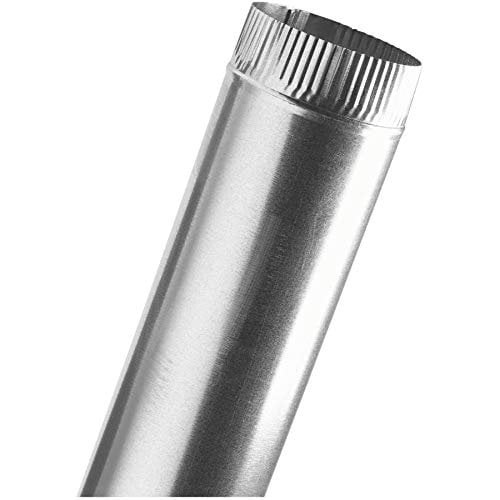 5" x 60" 30 Gauge Galvanized Duct Pipe