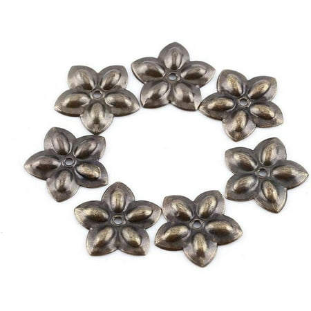 

FENG100pcs Vintage Upholstery Nails Furniture Nails Pins Assortment Kit Sofa Shoe Door Decorative Stud Antique Upholstery Tacks Bronze Metal Tags Tacks (23mm)-240810