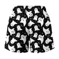 thumbnail image 4 of Women's Sports & Recreation Shorts Halloween Themed Printed Comfort Shorts Black Palazzo Pants for Women XL, 4 of 4