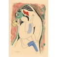 thumbnail image 2 of Mikuláš Galanda 18x24 Gold Ornate Framed and Double Matted Museum Art Print Titled - Mother with Baby and Flower (1937), 2 of 4
