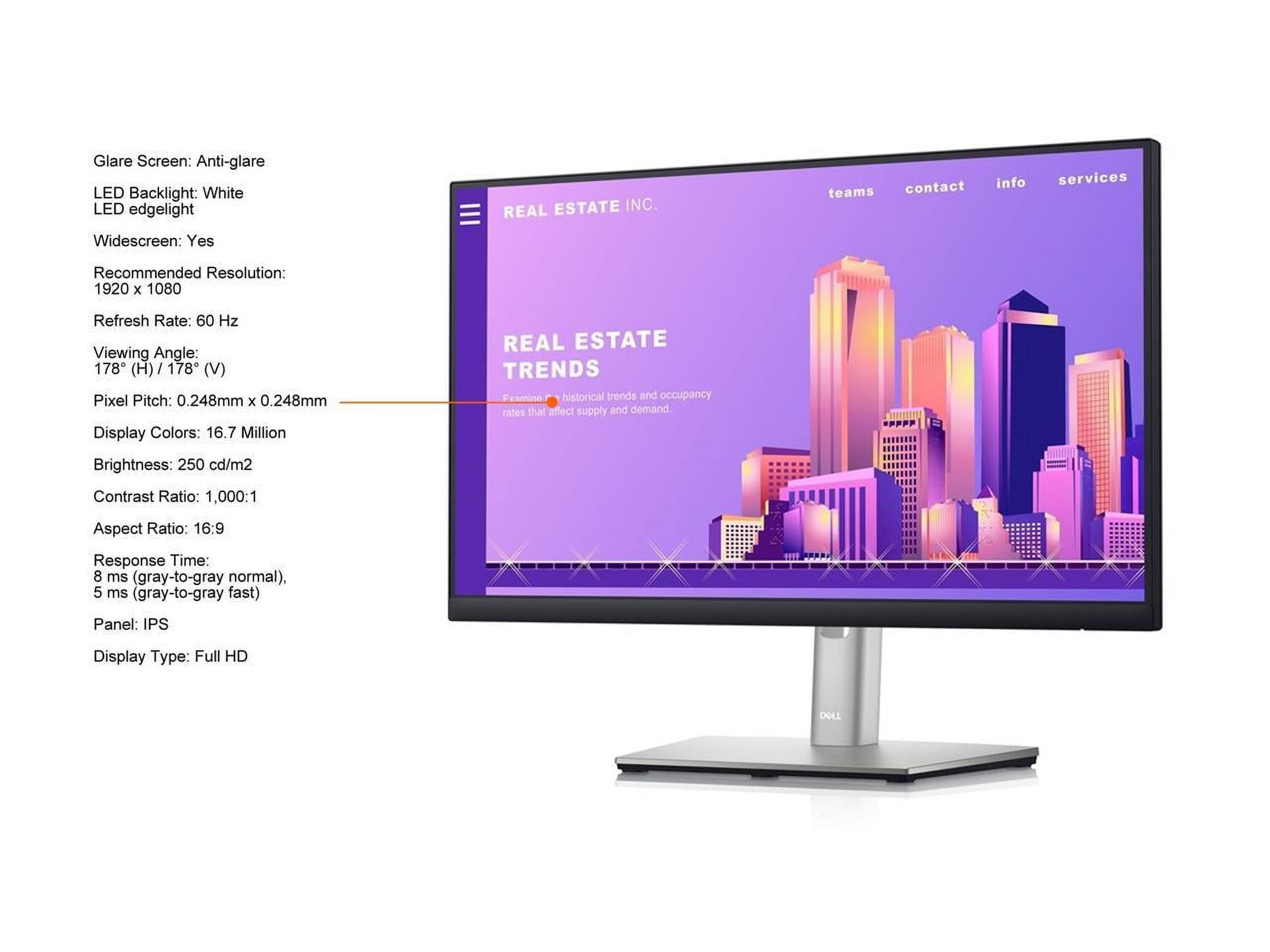 ディスプレイ　モニター　Dell Technologies P2222H 美品 Amazon.co.jp: Dell P2222H コンピュータモニター 54.6 cm (21.5