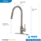 thumbnail image 5 of MEER Faucets by CNX Fregadero de Cocina de Doble Tina con Mezcladora Monomando y Kit de Instalación Tarja Doble para cocina (Gris), 5 of 14