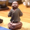 thumbnail image 2 of Estatua de Buda bebé Figura de monje Figuras de Buda Decoración del hogar Decoración de monje zen, 2 of 6