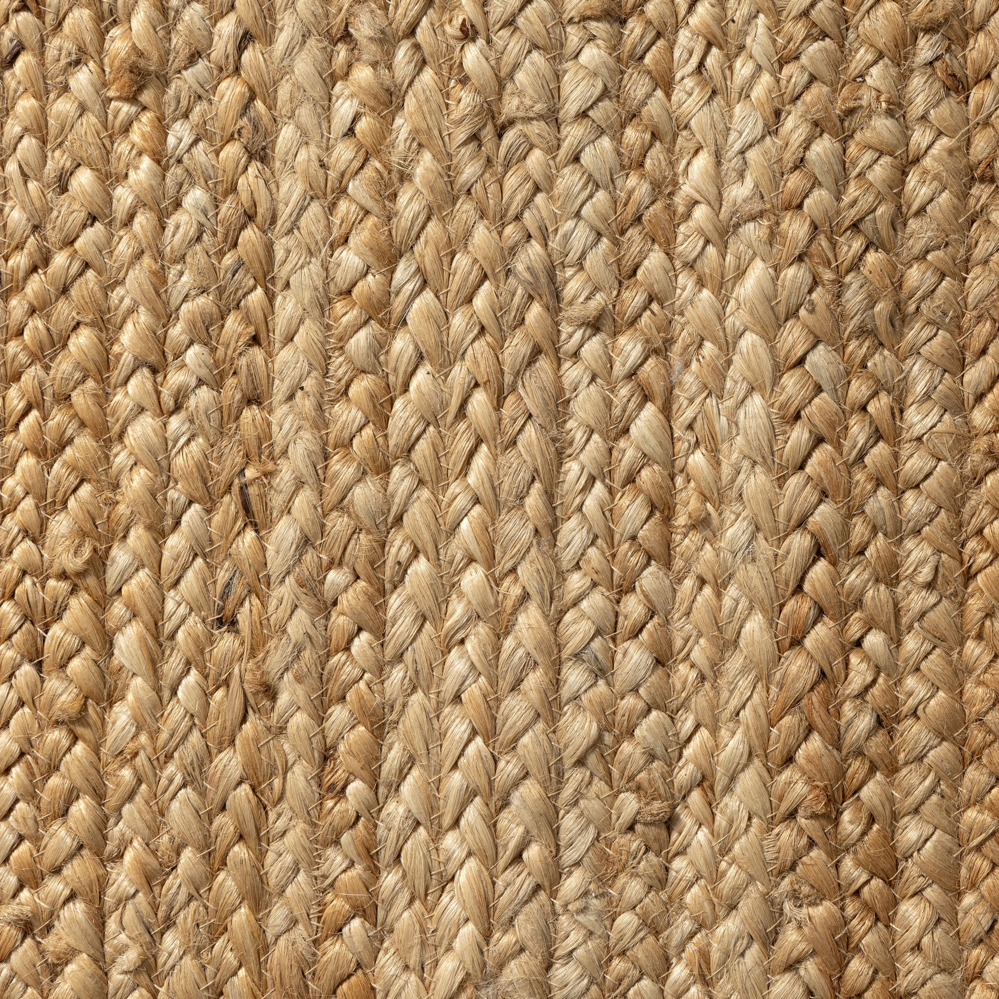 Harlow Hill Teni Braided Jute 2' x 3' Ivory/Natural Bordered Performance Indoor Area Rug