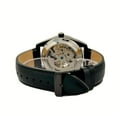 thumbnail image 4 of Alfred Sung Men's Automatic Black Open Heart Dial Link Watch, 4 of 5