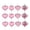 2#A, variant on 12Pcs Valentines Heart Ornaments,Party Hanging Ornaments, Wall Decor Hearts, Shiny Red Ornaments, Pink Heart Baubles, Romantic Party Supplies, Love Theme Decor, Anniversary Party Supplies