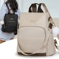 thumbnail image 3 of PRIYAL Women's Heavy-Duty Nylon Backpack with Anti-Theft Zippered Compartment, Large Capacity Bookbag Suitable for Travel College, Adjustable Straps Closure, 3 of 12